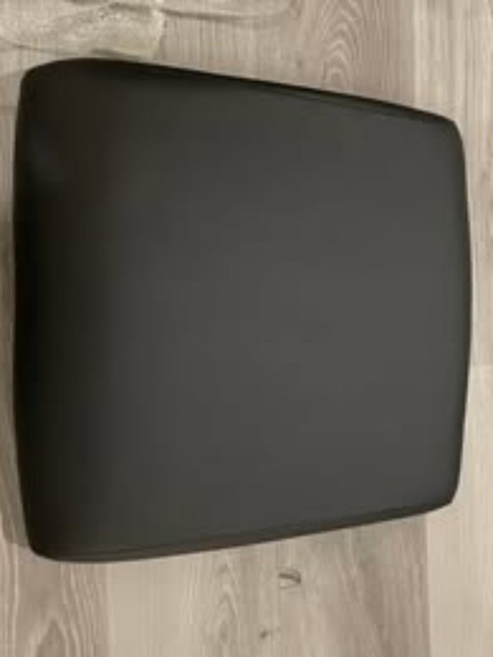 Brand New Black Leatherette Replacement Dining Chair Cushion by Monarch